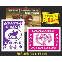 Plaque PVC Réf. 20B Plaque PVC Réf. 20B